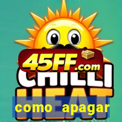 como apagar historico da bet365